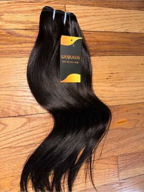 Black 100% Human Hair Extensions - Natural Black